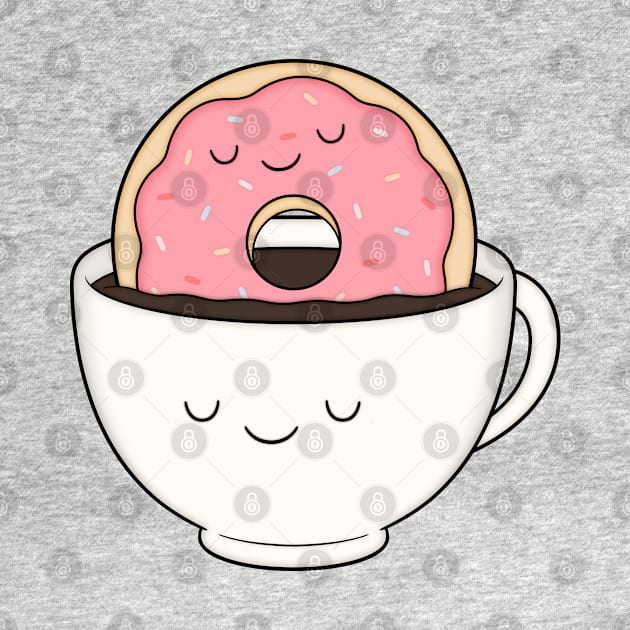 Coffee Loves Donut by kimvervuurt